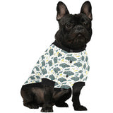 Stingray Pattern Print Design 03 All Over Print Pet Dog Round Neck Fuzzy Shirt