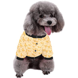 Golden Retriever Pattern Print Design 04 All Over Print Pet Dog Round Neck Fuzzy Shirt