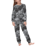 Dice Pattern Print Design 05 Kids' Boys' Girls' All Over Print Pajama Set