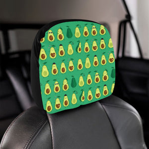 Cute Avocado Pattern Car Headrest Cover