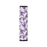 Lavender Pattern Car Seat Belt Cover