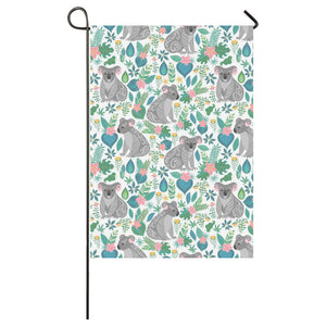 Koala Leaves Pattern House Flag Garden Flag