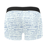Math Pattern Print Design 03 Men's All Over Print Boxer Briefs Men's Underwear
