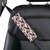 Crow Tree Leaves Pattern Car Seat Belt Cover