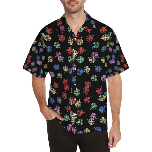 Darts Pattern Print Design 03 Men's All Over Print Hawaiian Shirt (Model T58)