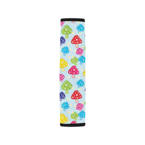 Colorful Mushroom Pattern Car Seat Belt Cover