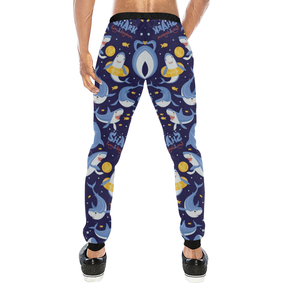 Shark Funny Pattern Unisex Casual Sweatpants