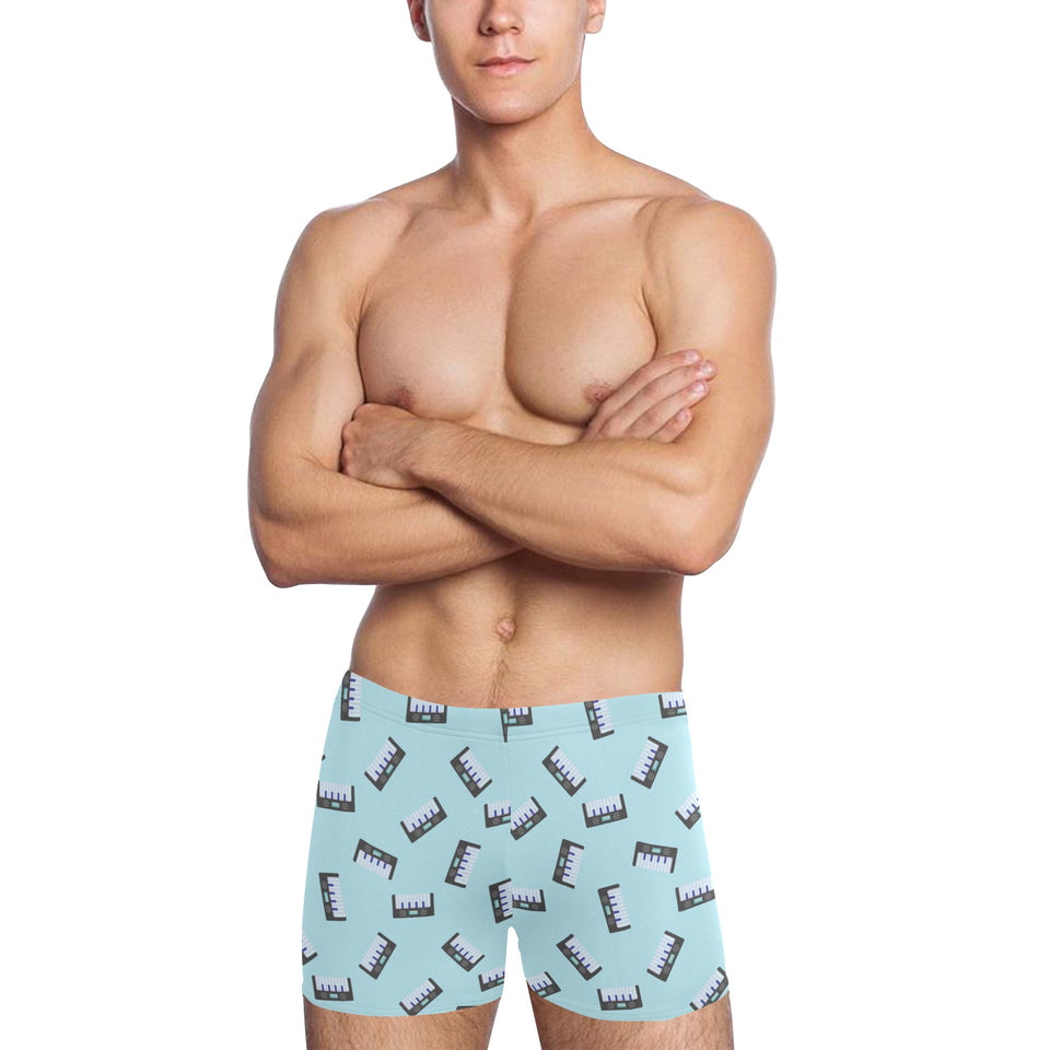 Piano Pattern Print Design 05 Men's Swimming Trunks