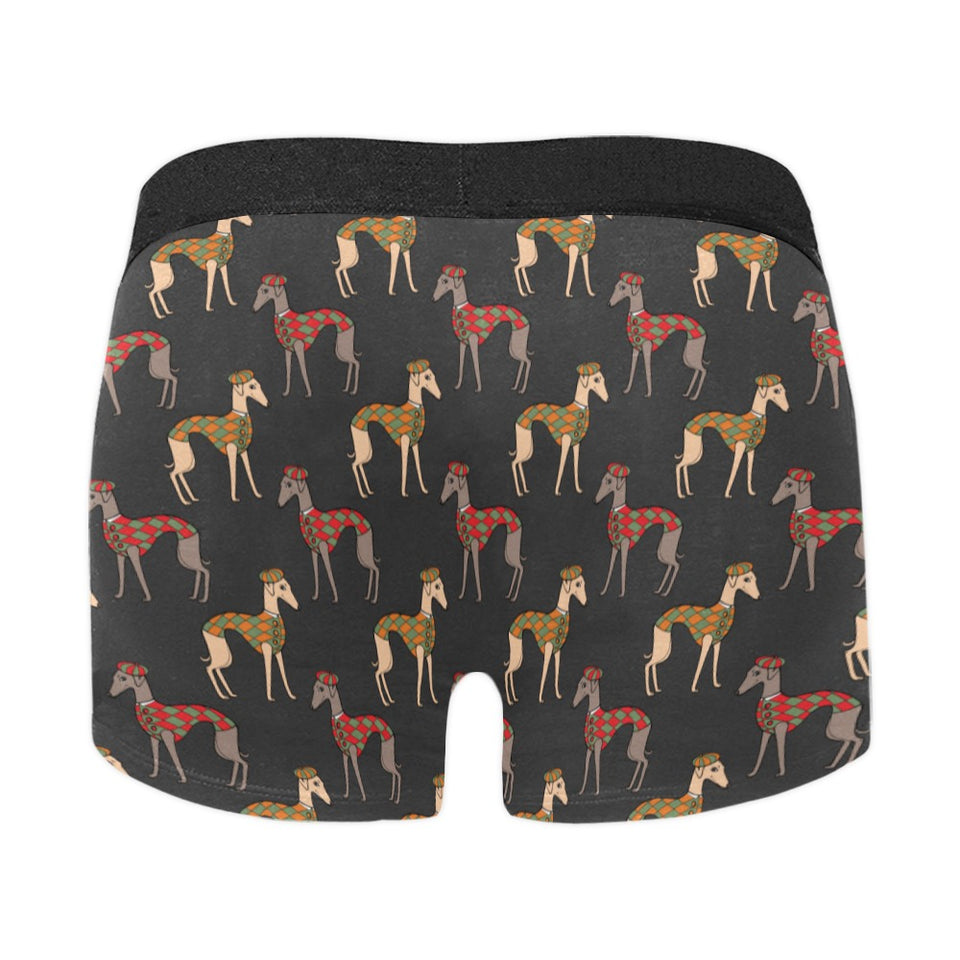 Greyhound Pattern Print Design 01 Men's All Over Print Boxer Briefs Men's Underwear