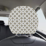 Arabic Morocco Pattern Background Car Headrest Cover