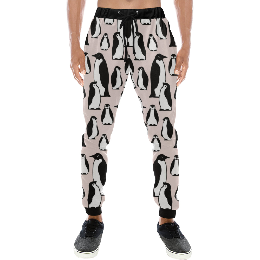 Penguin Pattern Background Unisex Casual Sweatpants