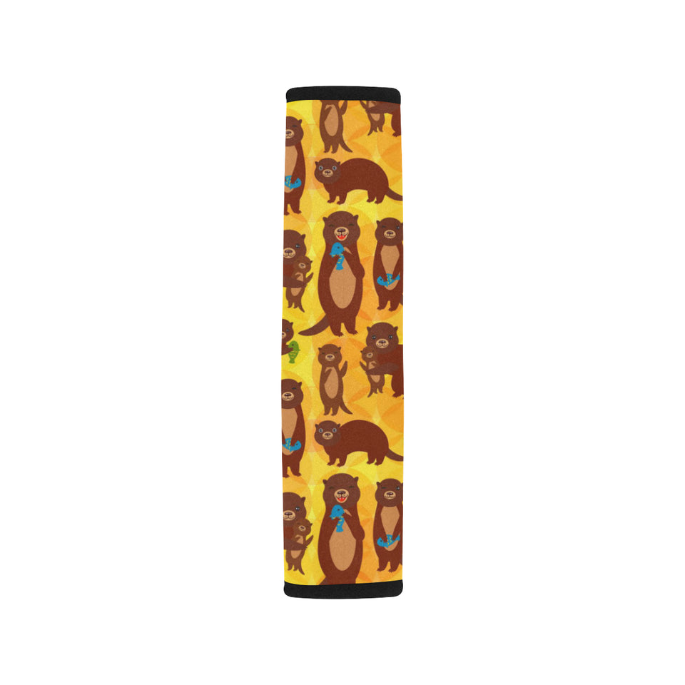 Otter Pattern Car Seat Belt Cover