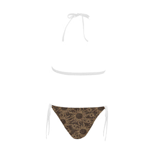Sun Pattern Theme Sexy Bikinis Two-Pieces Swimsuits