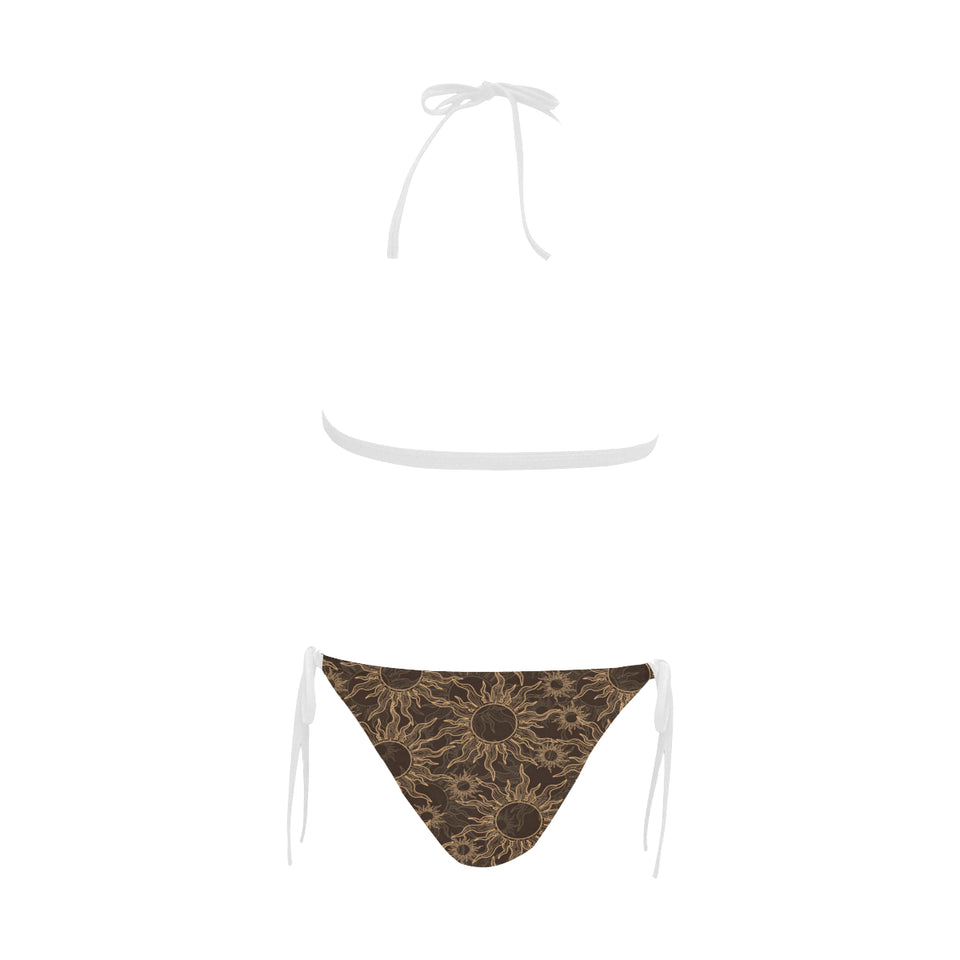 Sun Pattern Theme Sexy Bikinis Two-Pieces Swimsuits