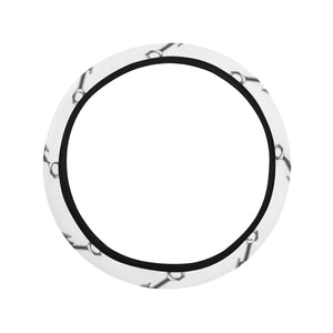 Engine Piston Pattern Print Design 02 Car Steering Wheel Cover