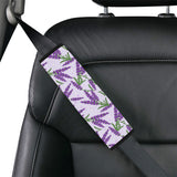 Lavender Pattern Car Seat Belt Cover