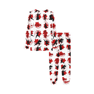 Ninja Pattern Kids' Boys' Girls' All Over Print Pajama Set