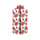 Rose Pattern Print Design 05 Men's Padded Vest