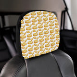 Pancake Pattern Print Design 05 Car Headrest Cover