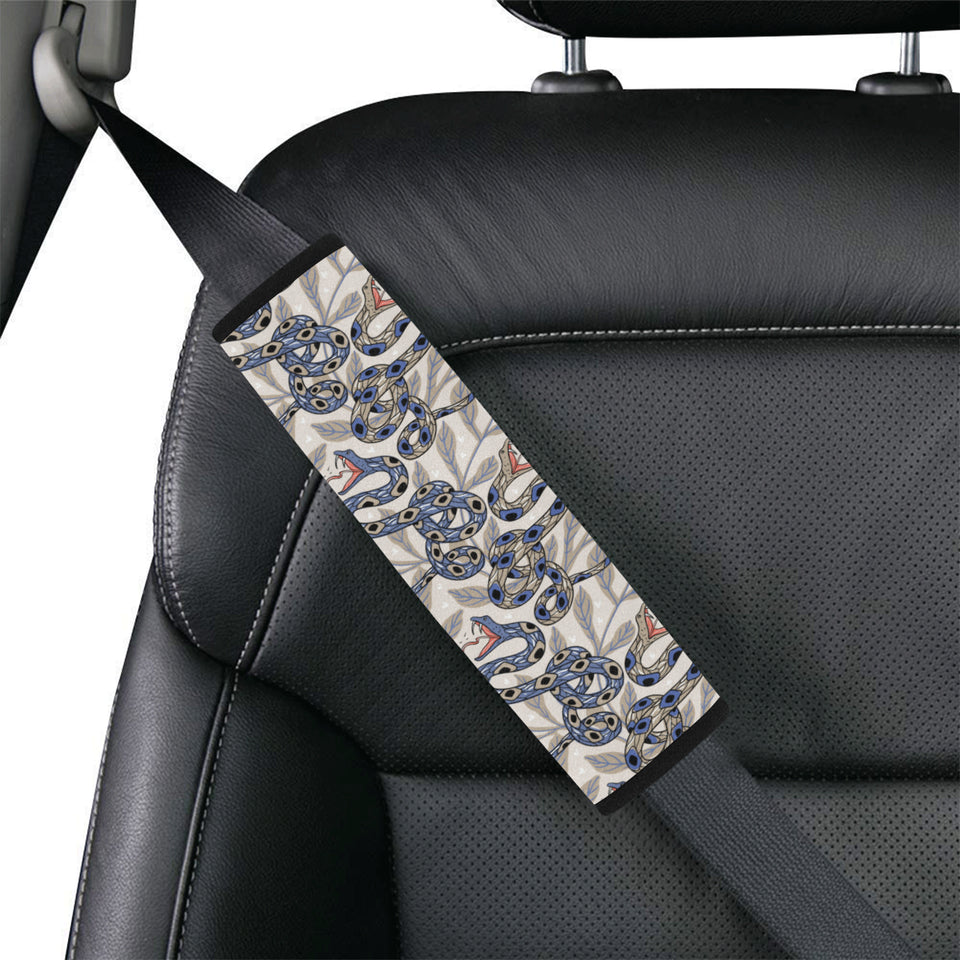 Snake Leaves Pattern Car Seat Belt Cover