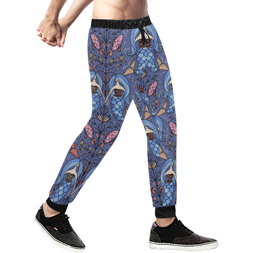 Mermaid Pattern Unisex Casual Sweatpants