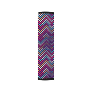 Zigzag Chevron Pokka Dot Aboriginal Pattern Car Seat Belt Cover