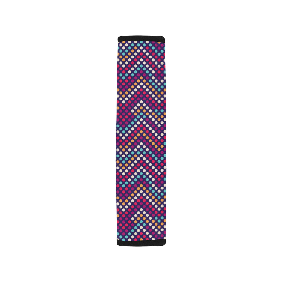 Zigzag Chevron Pokka Dot Aboriginal Pattern Car Seat Belt Cover