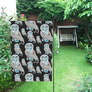 Owl Tribal Pattern House Flag Garden Flag