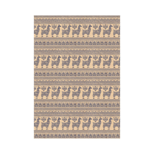 Llama Pattern Ethnic Motifs House Flag Garden Flag