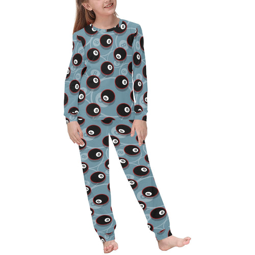 Billiard Ball Pattern Print Design 01 Kids' Boys' Girls' All Over Print Pajama Set