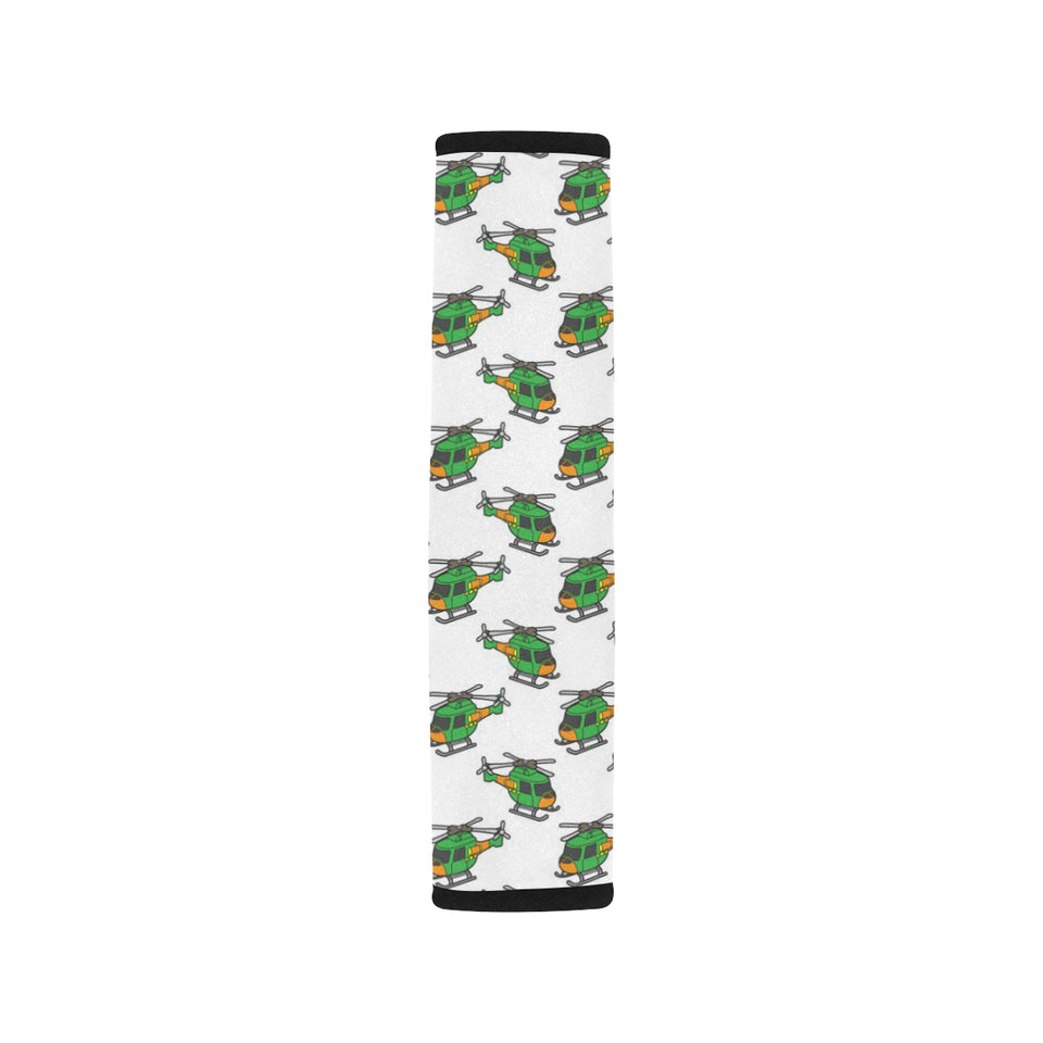 Green Amy Helicopter Pattern Car Seat Belt Cover