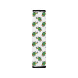 Green Amy Helicopter Pattern Car Seat Belt Cover