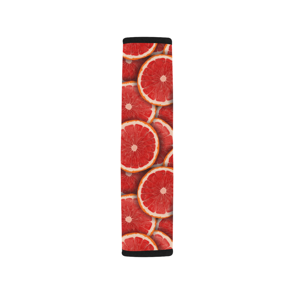 Sliced Grapefruit Pattern Background Car Seat Belt Cover