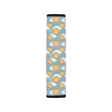 Lion Pattern Print Design 05 Car Seat Belt Cover