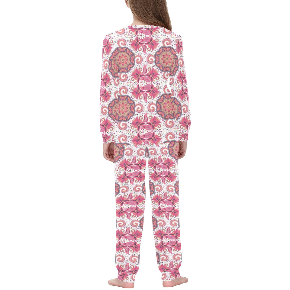 Indian Pattern Kids' Boys' Girls' All Over Print Pajama Set