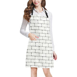 Brick Printed Pattern Print Design 02 Adjustable Apron