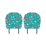 Christmas Candy Pattern Car Headrest Cover