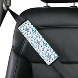 Music Notes Pattern Print Design 03 Car Seat Belt Cover