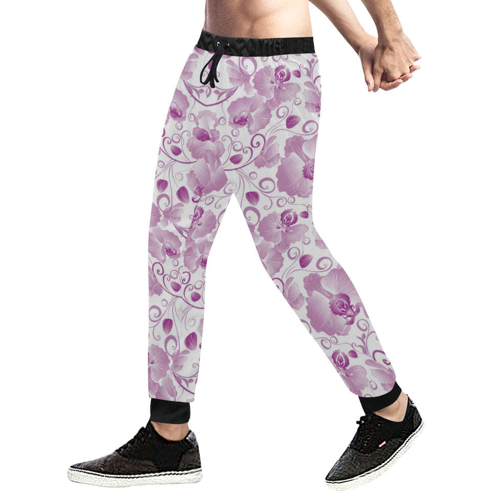 Orchid Pattern Unisex Casual Sweatpants