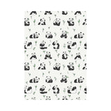 Panda Pattern Background House Flag Garden Flag