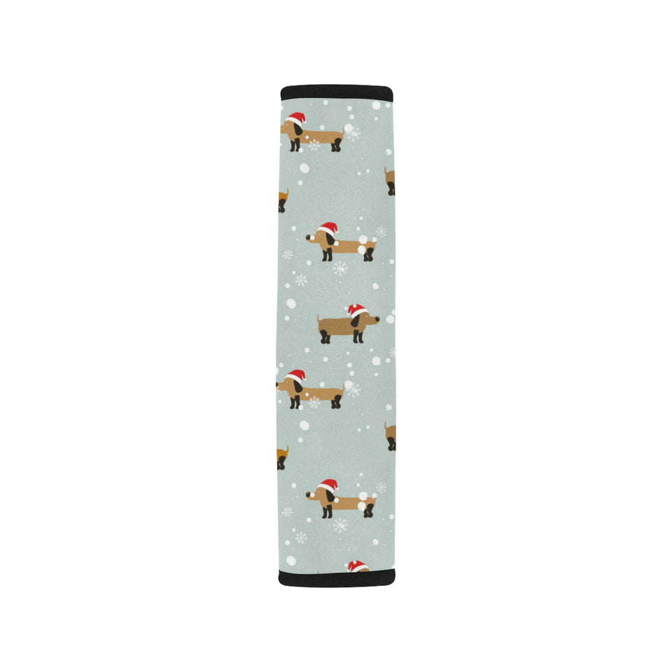 Dachshund Chirstmas Pattern Car Seat Belt Cover