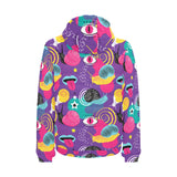 Snail Pattern Print Design 02 Men's Padded Hooded Jacket(ModelH42)