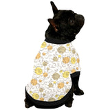 Potato Chips Pattern Print Design 02 All Over Print Pet Dog Round Neck Fuzzy Shirt