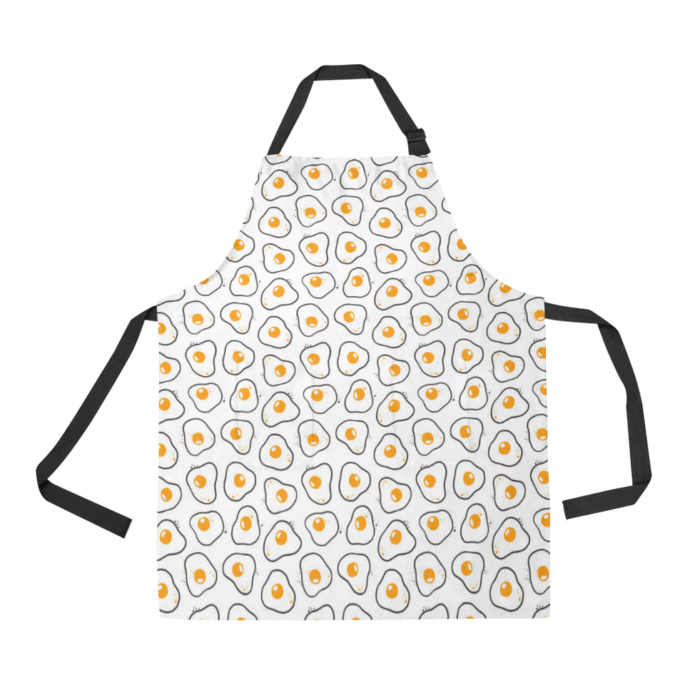 Fried Eggs Pattern Print Design 05 Adjustable Apron