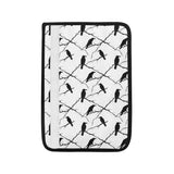 Crow Pattern Background Car Seat Belt Cover