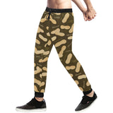 Peanut Pattern Green Background Unisex Casual Sweatpants