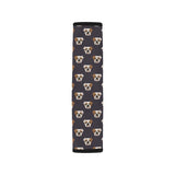 English Bulldog Pattern Print Design 03 Car Seat Belt Cover