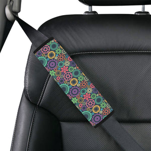 Gear Pattern Print Design 02 Car Seat Belt Cover