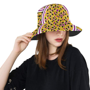 Passion Fruit Seed Pattern Unisex Bucket Hat