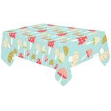 Mushroom Pattern Background Tablecloth